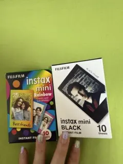 FUJIFILM instax mini Rainbow & BLACK
