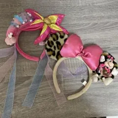 【レア】ディズニー カチューシャ ヒョウ柄 アリエル マーメイドラグーン