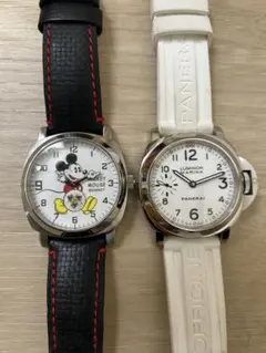 Disneyディズニー　ミッキーマウス　腕時計　パネライ好きの方など