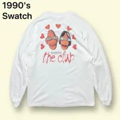 90s vintage SWATCH LOOKA 長袖 プリント Tシャツ XLのサムネイル