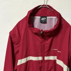 PARADISO ゴルフ ナイロンジャケット 赤 L スポーツMIX
