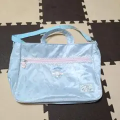 【美品】サンリオ　シナモロール　レッスンバッグ