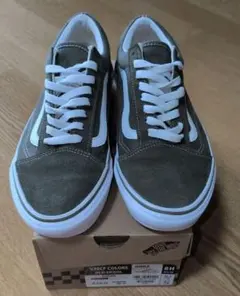 極美品】VANS バンズOLD SKOOL オールドスクール MATCHA - メルカリ