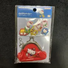 【正規品】ハローキティ ポーチ＆シールセット
