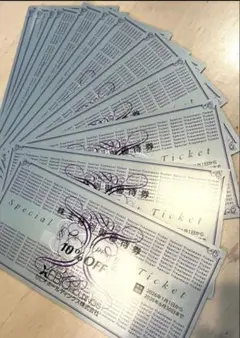 ゼビオ　株主優待券　10%OFF 12枚