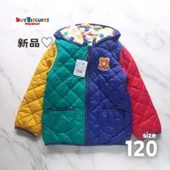 新品♥️120 ホットビスケッツ　アウター　ダウン　中綿 ジャンパー　防寒着