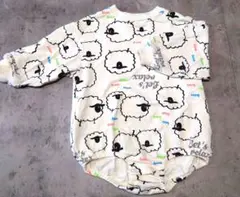 BREEZE 羊柄ロンパース サイズ80