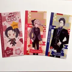 刀剣乱舞　三日月宗近　今剣　ココスコラボ　マルチクリアファイル　3枚セット
