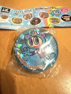 ⭐︎エンジェルブルー×はま寿司⭐︎ナカムラ君 ラメ入りクリップ缶バッチ シークレット