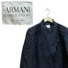 未使用タグ付きアルマーニARMANI Collezioni ノーカラージャケット 2026年最新】ARMANI COLLEZIONI メンズ ノーカラージャケットの人気