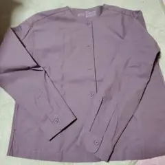 美品 無印良品のシャツブラウス グレーS