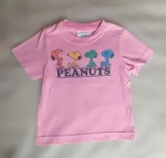 PEANUTS スヌーピー Tシャツ ピンクのサムネイル