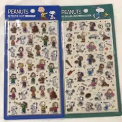 最安値！【正規品・新品】PEANUTS 3Dスヌーピーボンボンドロップシール2枚