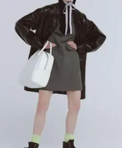 ray beams パテントフェイクレザーコート　ジャケット