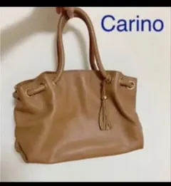 キャメル ハンドバッグ