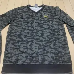 【週末値引き】PUMA カモフラージュ Vネックセーター M