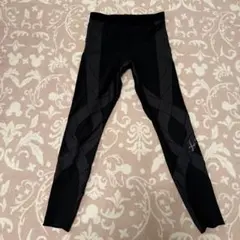 CW-X ダイヤモンドパターン ブラックタイツウィメンズ