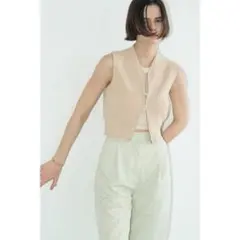 CLANE ZIP COMPACT KNIT VESTのサムネイル