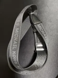 MICHAEL KORS マイケルコース ショルダーストラップ ロゴ シルバー
