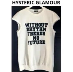 【レア】＊ヒステリックグラマー＊メッシュ＊ノースリーブ＊IVORY×BLACK❣️