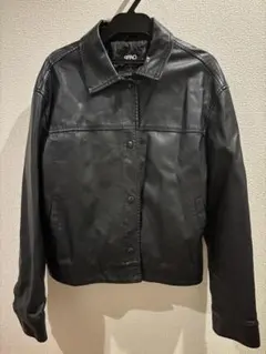 SPAO レザージャケット ブラック 黒 スパオ ライダースジャケット