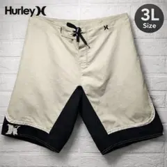 Hurleyボードショーツ 3Lサイズ ベージュ×ブラックハーレー サーフパンツのサムネイル