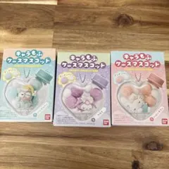 「新品」サンリオキャラもふ　ケースマスコット キティ、ハンギョドン、クロミ3個