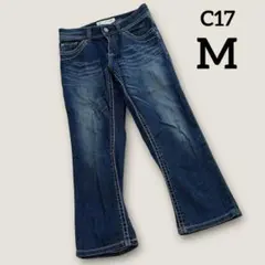C17-SEVENTEEN ストレートデニム　ブルー　M