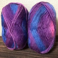 グラデーションウールヤーン2玉