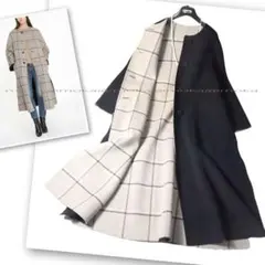 マックスマーラ　リバーシブルコート　チェック　ダブルフェイス　クチートアマーノ 2025年最新】クチートアマーノ リバーシブルの人気アイテム - メルカリ