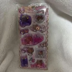 キラキラウォーターインシール　日焼け　キティ