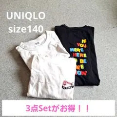 UNIQLO Tシャツワンピース 3点セット size140