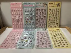 ぷくぷくシール　ミッフィー・ミッキー・トムとジェリー　シール8枚セット売り