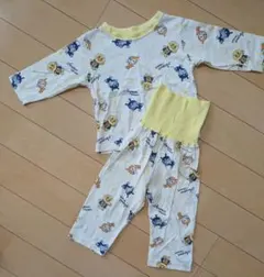アンパンマン 長袖 パジャマ 腹巻き付き 90cm 春 秋