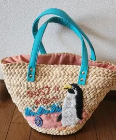 Hawaiian✨️ぷっくりサーフボードバッグチャーム付手染めミニトート