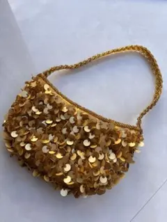 I.F.O. NEW YORK ゴールドパーティーバッグ