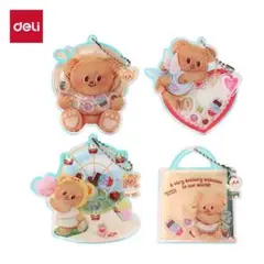 Butterbear シャカシャカアクリルキーホルダー 4種セットのサムネイル