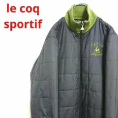 ルコックスポルティフ ブルゾン 刺繍ロゴ ナイロンジャケット アウター
