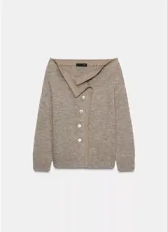 ZARA ポートネットニットカーディガン