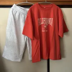 しまむら　SUNNY HOUSE 半袖Tシャツパンツ　上下セット　バラ売り不可のサムネイル