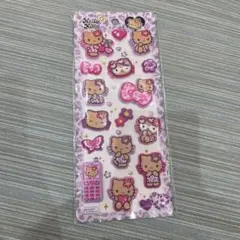 日焼けキティ　マシュマロ　シール