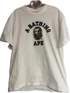 【美品】A BATHING APE Tシャツ WHT Lサイズのサムネイル