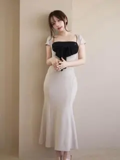Lisa check long dress ANDMARY andmary - メルカリ