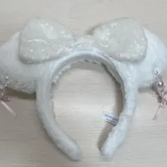 イヤリングカチューシャ ふわふわ モコモコ ミニー