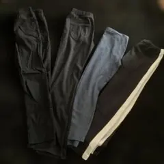 130.140 ユニクロパンツ　レギンス　４枚セット　福袋　ボトムス