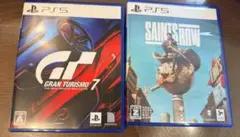 PS5 GRAN TURISMO 7 & SAINTS ROW 中古 セット