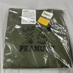 新品 PEANUTS スヌーピー ランチバッグ カーキ