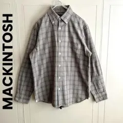 MACKINTOSH マッキントッシュ チェック柄 長袖シャツ