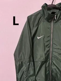 【美品】 ナイロンジャケット　ナイキ　グリーン　ジャケット　L