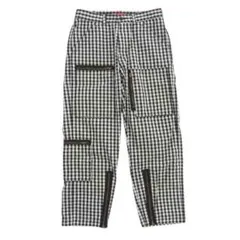 Supreme Gingham Flight Pant Black 30 パンツ
